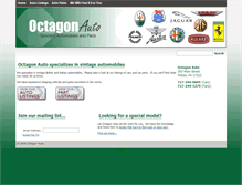 Tablet Screenshot of octagonauto.com